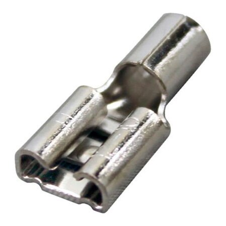 Allpoints Allpoints 85-1013 Nickel Plated Female Quick Disconnect; 1/4" Tab; Wire Gauge: 10 - 100/Box 851013
